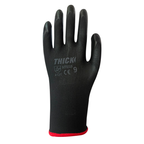 GUANTE NITRILO NEGRO LISO THICK