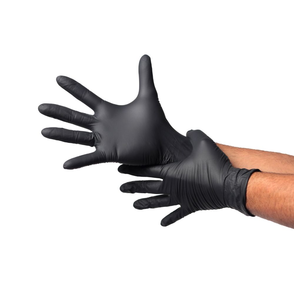 Guante Protect  Nitrilo Negro Protect (100u)